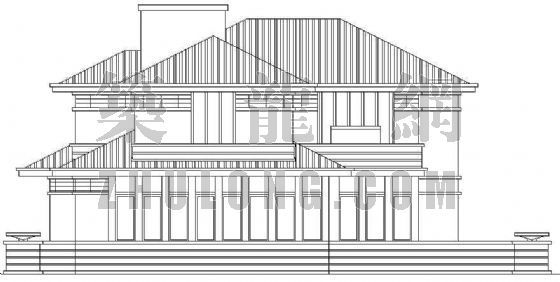 书房建筑设计资料下载-某别墅建筑设计方案 （10）
