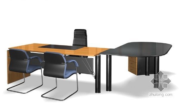 办公桌椅CAD块资料下载-办公桌椅