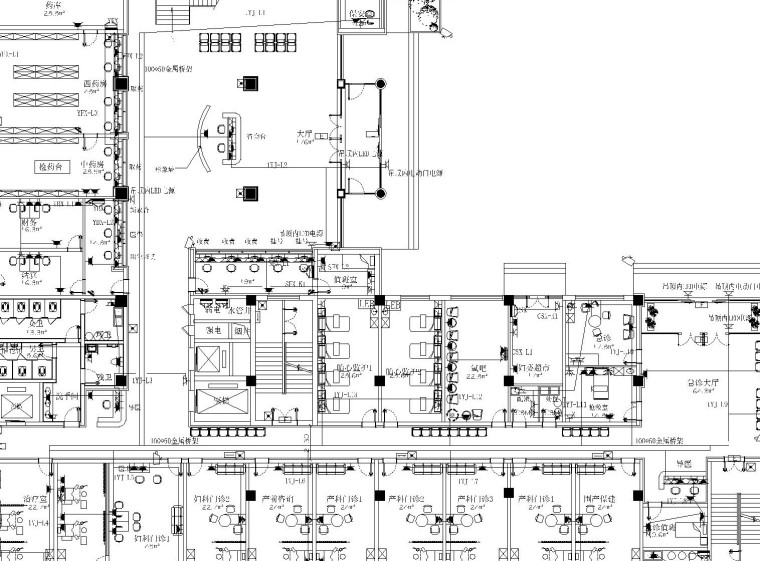 [山西]八层市中心医院及裙楼2017年全套电气施工图纸（含暖通）-(电施工)-强电 (2)2.jpg