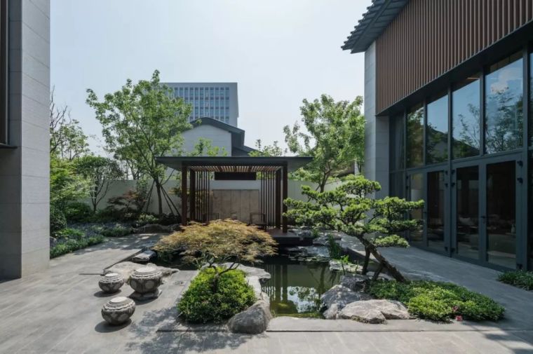 中式别墅配景资料下载-4例清雅优美的中式院落设计，不可错过！