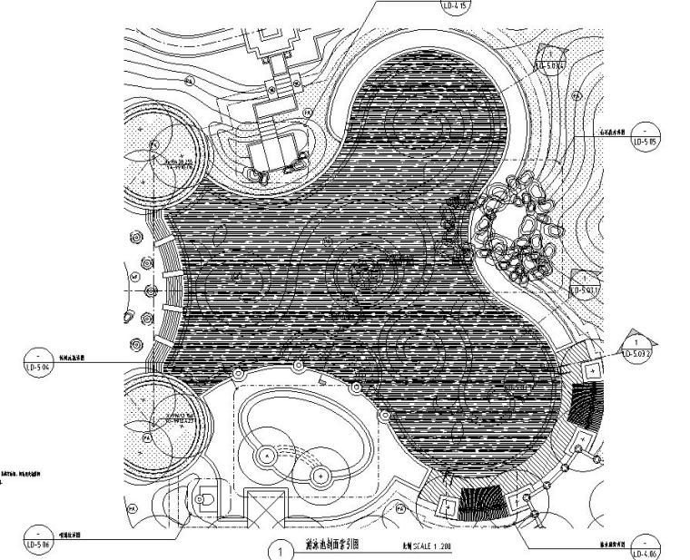 游泳池建筑节点大样图资料下载-特色游泳池详图设计——泛亚景观