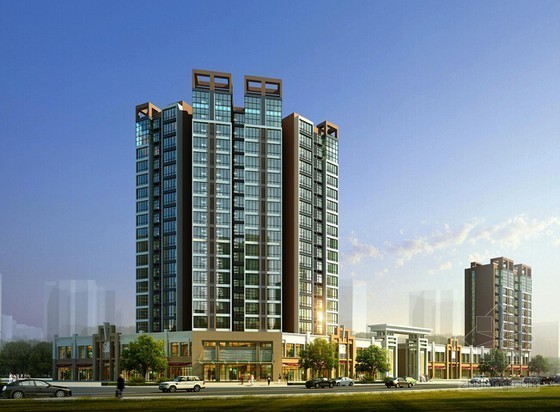 12层商住楼暖通图纸资料下载-[北京]大型商住楼项目开发投资概算书(附全套图纸及效果图)