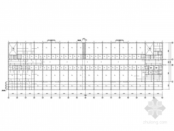 六层电梯施工图资料下载-物流园六层框架厂房结构施工图