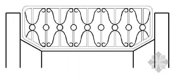 以方形图案为主的铁栅资料下载-铁栅围墙-11