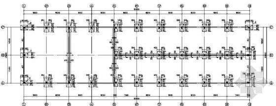 单层厂房屋架结构图资料下载-某排架结构单层带行车厂房结构图纸