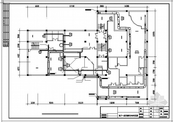 洗浴中心结构设计资料下载-青岛某洗浴中心中央空调图
