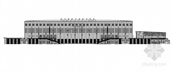 矩形钢屋架施工图资料下载-[北京]某大学体育馆建筑施工图（奥运会柔道、跆拳道比赛馆）