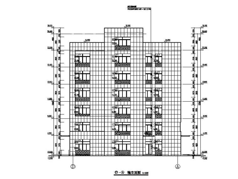 [安徽]高层市级二级甲等综合性人民医院建筑施工图-高层市级二级甲等综合性人民医院建筑