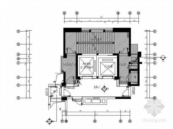 公共空间设计彩平图资料下载-[福州]知名房地产开发商设计公共空间室内施工图