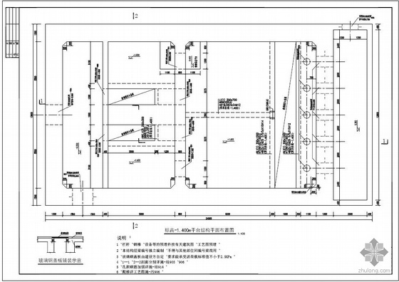泵站结构图片资料下载-某污水泵站结构设计图