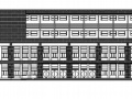 无锡惠山某学校规划区食堂建筑结构方案图