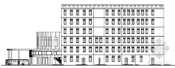 长途客运站设计资料下载-某六层长途客运站建筑方案图