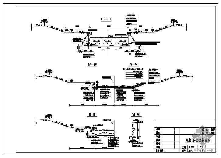 河道治理全套图资料下载-济南市河道治理措施设计图