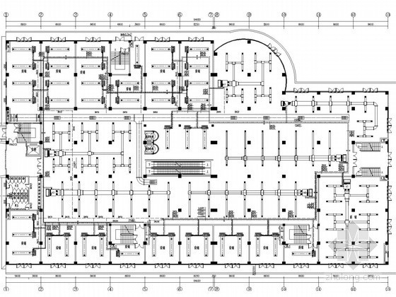 5层商业办公楼综合楼资料下载-[甘肃]多层商业办公楼空调通风防排烟系统设计施工图