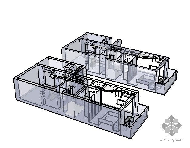 小户型sketch模型- 