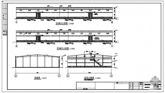 支撑架工艺图资料下载-某新型平房仓排架建筑结构工艺设计图