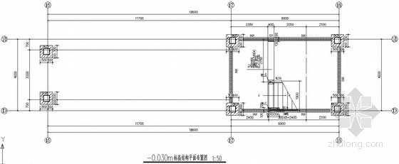 楼梯平台连接施工图资料下载-钢楼梯及钢平台结构施工图