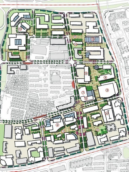 产业园建设项目方案技术标资料下载-[深圳]某产业园景观改造方案