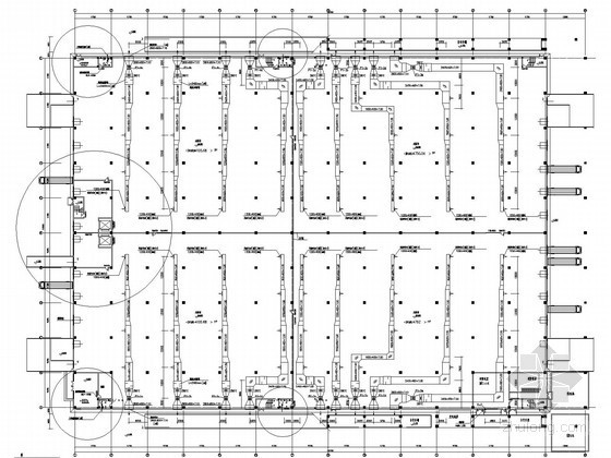 成都环球中心办公楼施工图资料下载-[成都]物流中心空调通风设计施工图