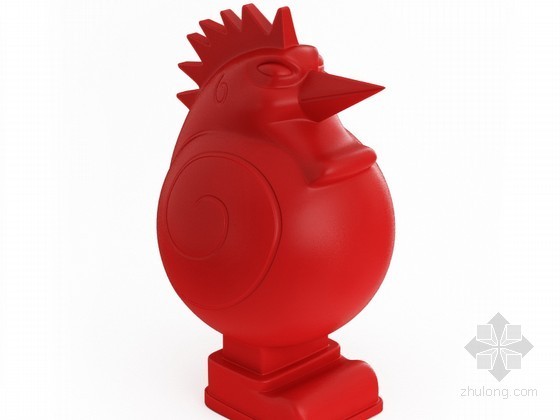 塑料罐子3d模型资料下载-动物塑料雕塑模型