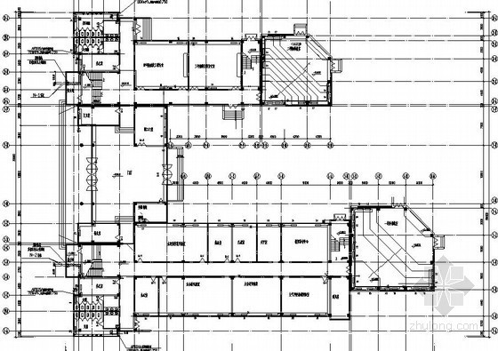 学院综合楼设计案例资料下载-某学院综合楼采暖通风图