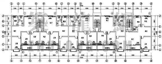 29层住宅施工设计图资料下载-某六层住宅热水采暖设计图