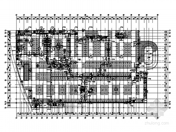 [苏州]五层汽车站综合客运枢纽建筑施工图-汽车站综合客运枢纽平面图