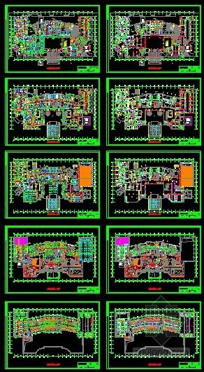 [东莞]高档酒店空调通风设计平面图- 