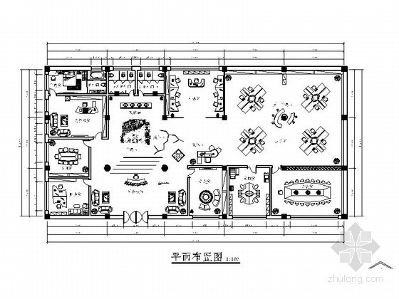 简约工作室工作室资料下载-[长春]743㎡广告工作室装修方案