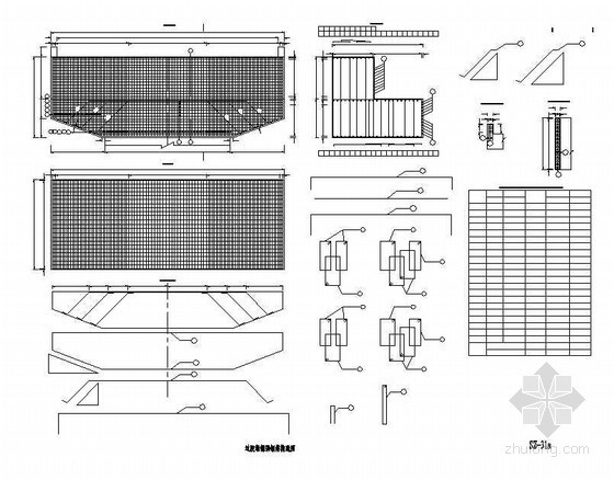 跨座式单轨连续钢构资料下载-连续钢构箱梁特大桥过渡墩盖梁钢筋节点详图设计