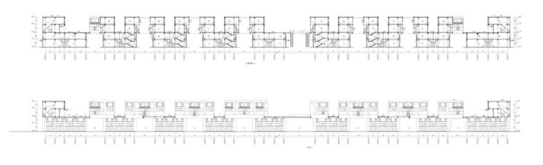 [河南]新欧式典雅商业综合体建筑设计方案文本-新欧式典雅商业综合体建筑剖面图