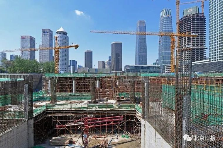 地下商业连廊资料下载-北京CBD地下30米处，一个超级工程正在建设