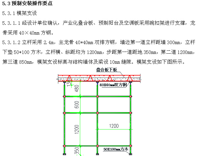 装配式结构的支模架专项施工方案资料下载-安置房装配式产业化工程施工方案（附多图）