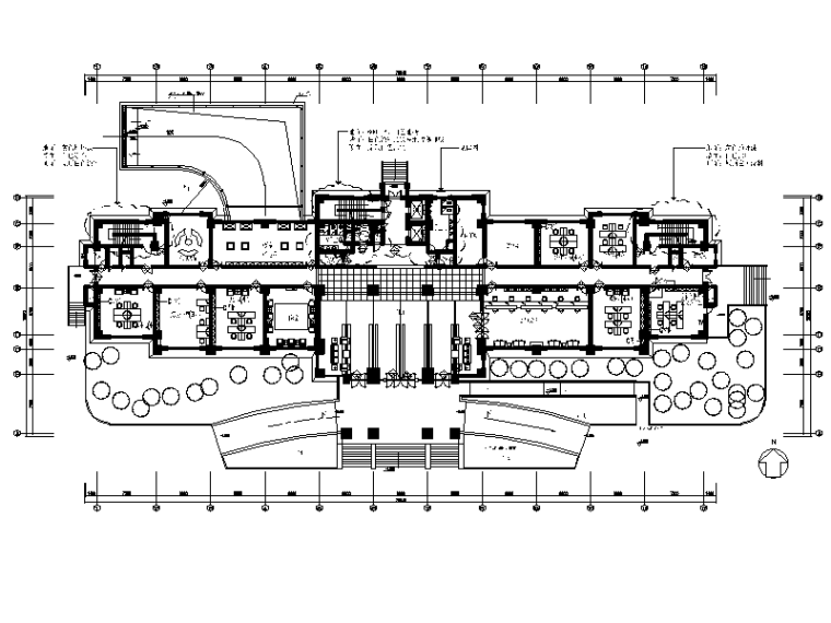 办公空间设计整套方案资料下载-[江苏]某药监局办公室整套CAD施工图(含效果图)