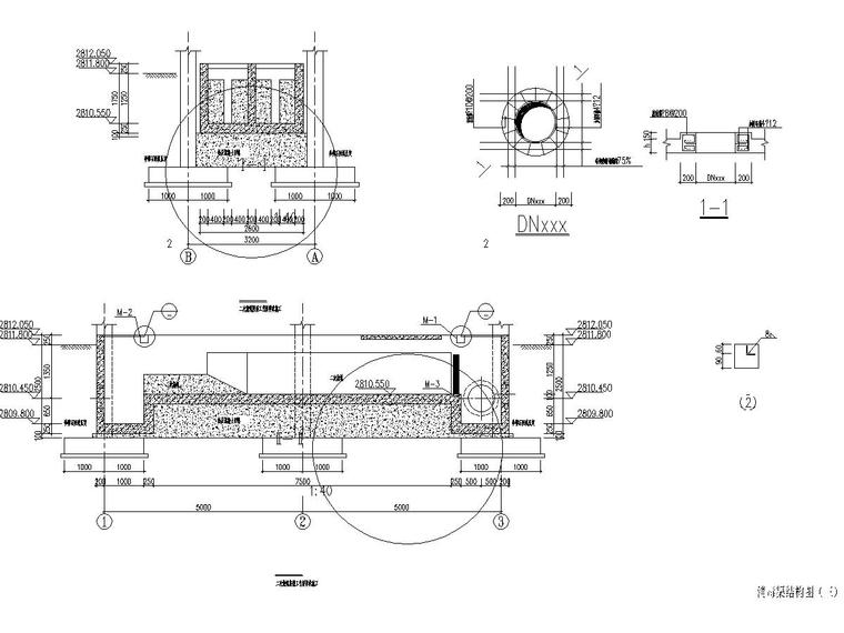 污水处理厂消毒渠结构施工图-3.jpg