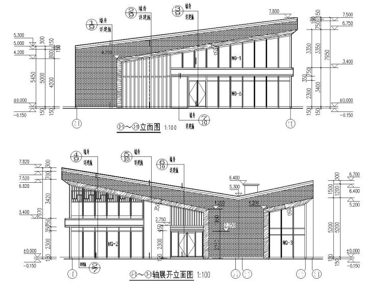 三角形单层商业楼建筑结构施工图-5.jpg