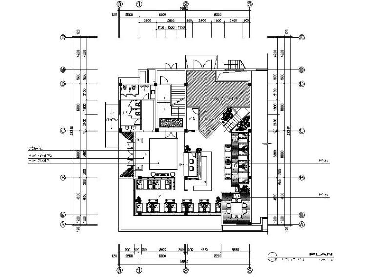 苏州室内装饰资料下载-[苏州]新古典华贵典雅茶楼室内设计施工图（含效果图）