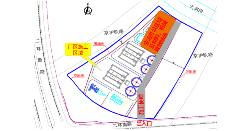 施工现场总平面布置-现场总平面布置图