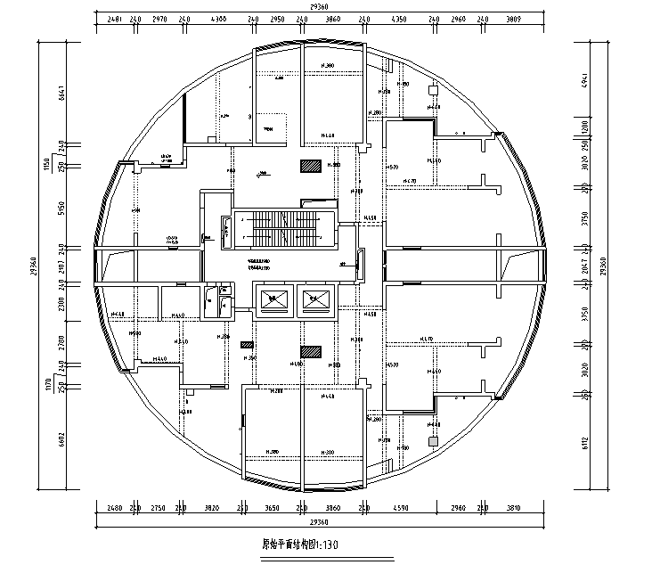 交警办公楼CAD建筑图纸资料下载-[江西]国际金融办公楼设计施工图（附效果图）