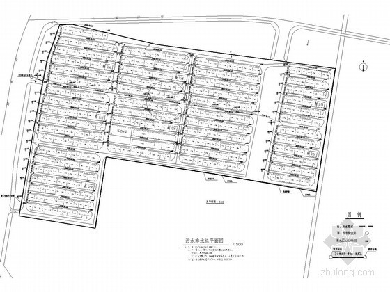 小区道路给排水施工资料下载-临时安置区给排水施工图