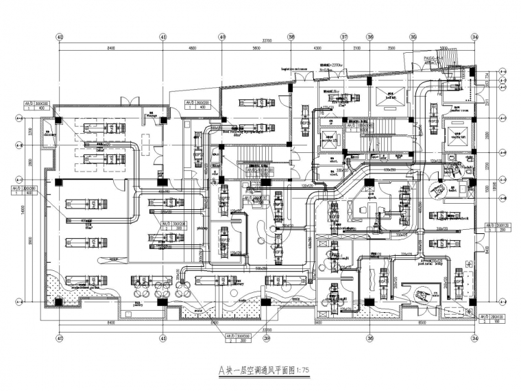 医院防排烟施工图资料下载-[浙江]多层医院空调通风防排烟施工图设计（节能设计）