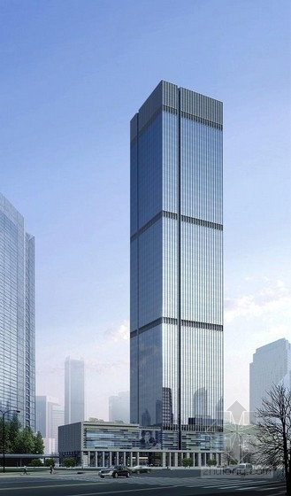 三层商务办公楼模型资料下载-[深圳]50层框筒结构商务办公楼结构施工图
