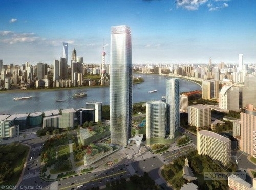32层框架办公楼资料下载-[上海]66层框架核心筒刚臂结构体系办公楼结构施工图（地上部分）