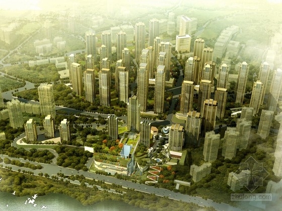 重庆住宅规划区设计资料下载-[重庆]artdeco风格超高层住宅区规划设计方案文本（含近200张详细方案图）