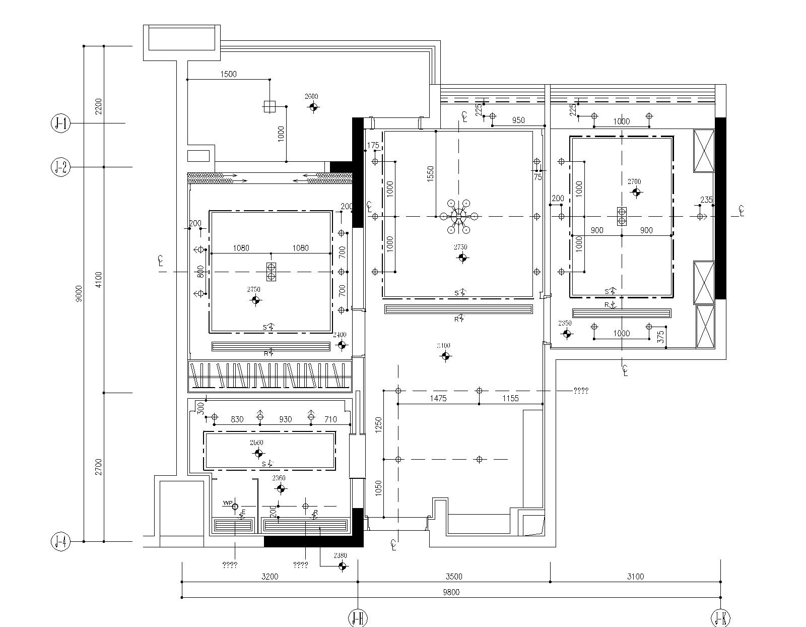 4天花燈具開線圖_看圖王