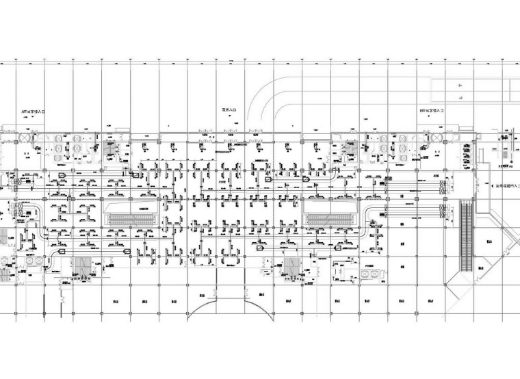 建筑通风空调设计图集资料下载-[北京]大型知名商业建筑空调通风防排烟系统设计施工图(万达广场)