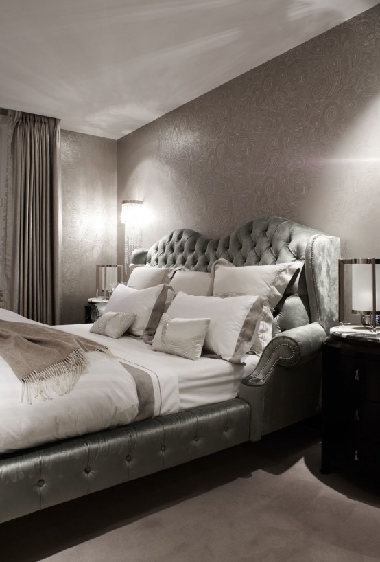 典雅尊贵的家装设计，满满的奢侈与华丽-次卧