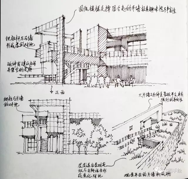 手绘快题-经典建筑案例解析！_28