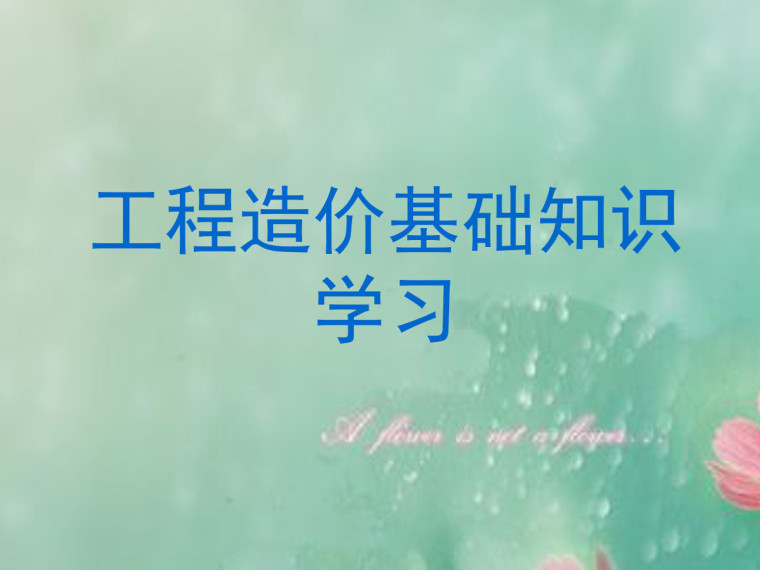 工程造价实习预算周记资料下载-名企编制建设工程造价基础知识讲义（249页）