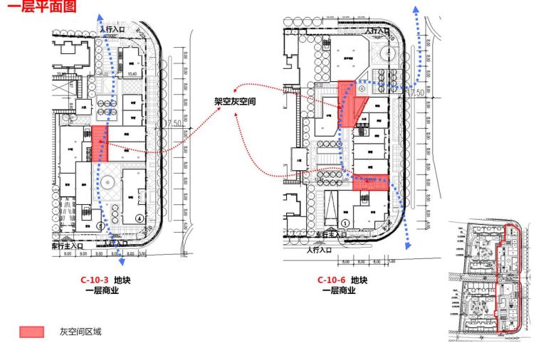 [上海]大名城唐镇居住区建筑方案文本（JPG+144页）-一层平面图